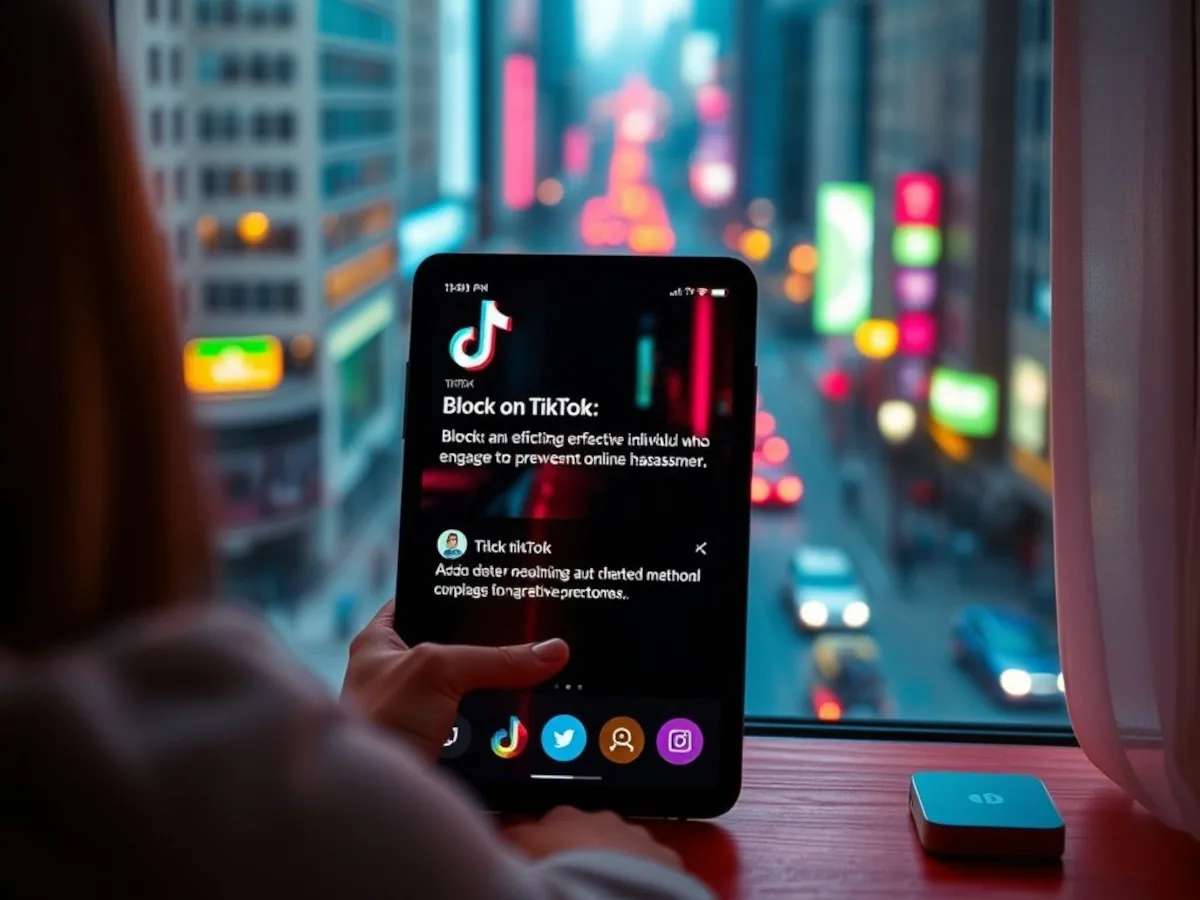 Bloquer sur TikTok