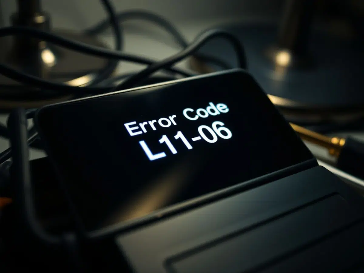 code erreur L11-06