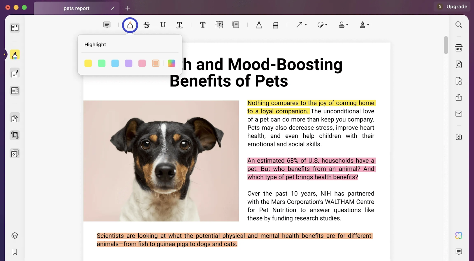Annoter un PDF