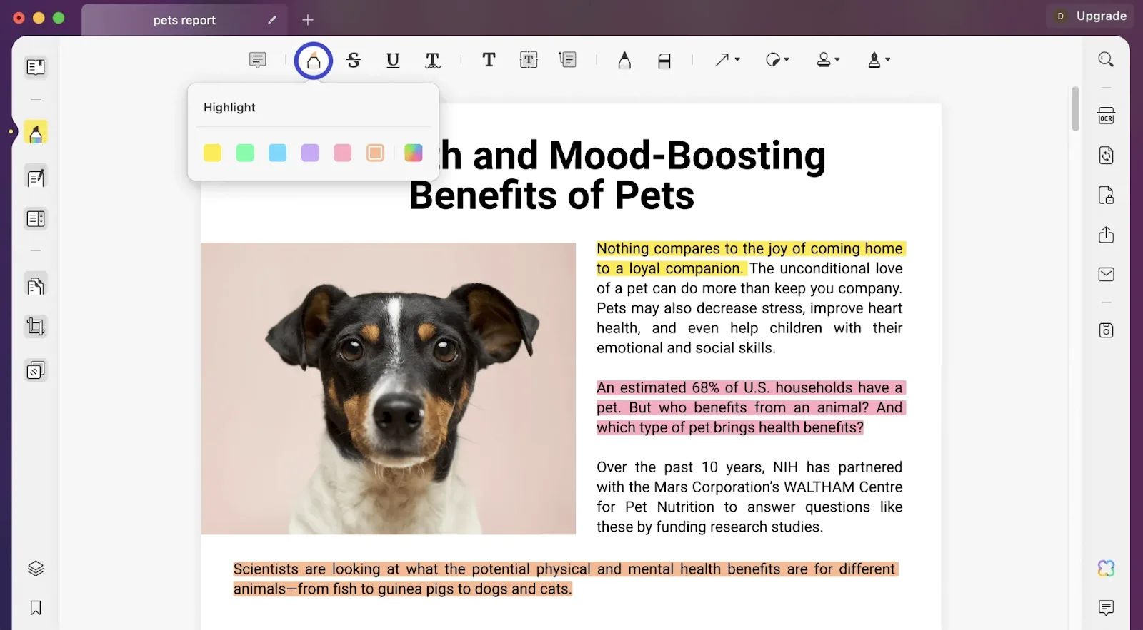 Annoter un PDF