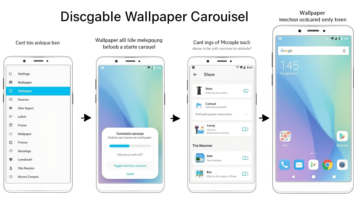 apprenez étape par étape à désactiver le carousel sur votre smartphone xiaomi et libérez facilement de l'espace pour optimiser les performances de votre appareil.