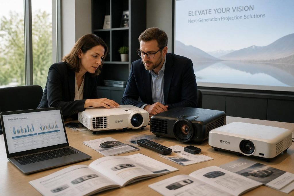 découvrez comment comparer efficacement les différents modèles de vidéoprojecteurs professionnels avant d'effectuer votre achat pour choisir l'appareil idéal adapté à vos besoins.