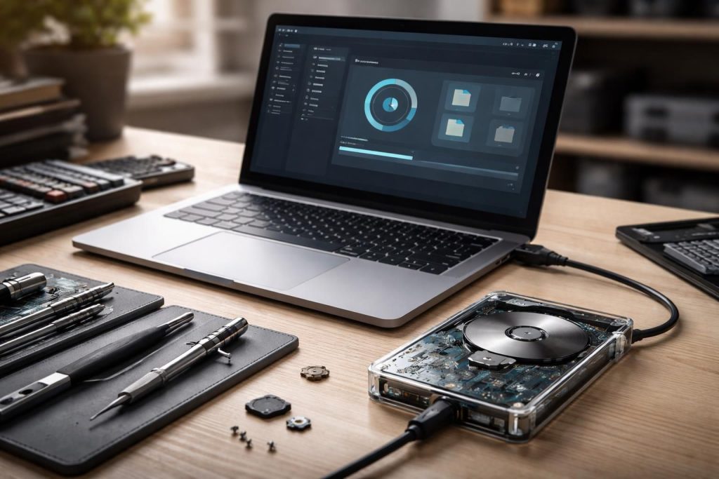 apprenez les meilleures méthodes pour récupérer rapidement et efficacement les données perdues sur un disque dur externe.